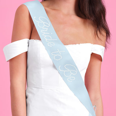 Something Blue Pack - hair bow, sunglasses + sash