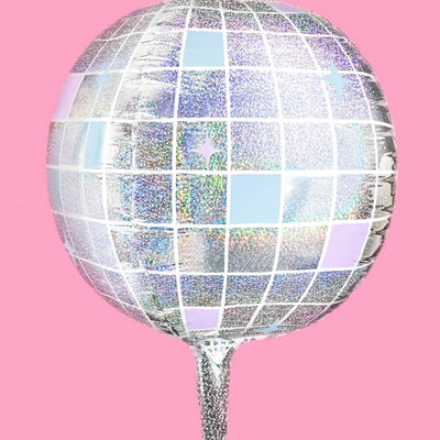 Shimmer Disco Balloon - 4 disco ball balloons