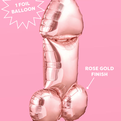 P3N!5 Pack - balloon, tiara veil, tumbler + cups