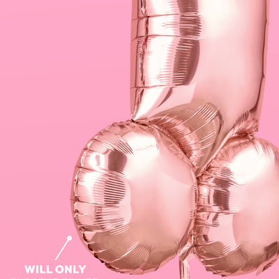 P3N!5 Pack - balloon, tiara veil, tumbler + cups