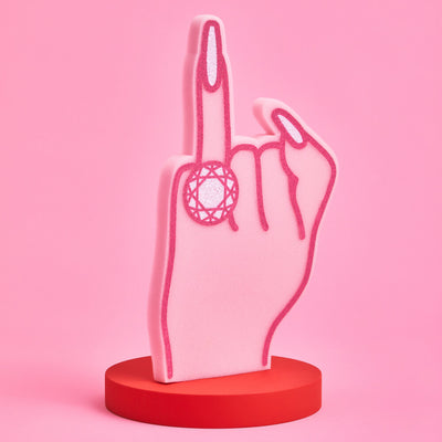 Bling Ring Basics - foam finger + balloon