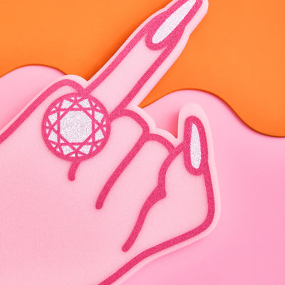 Bling Ring Basics - foam finger + balloon