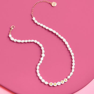 Pearlfect Necklace - beaded bride necklace