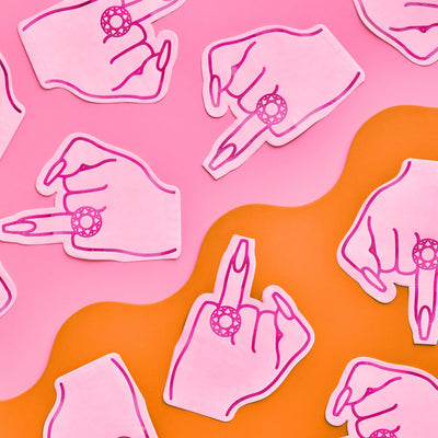 Bling Ring Napkins - 25 foil napkins