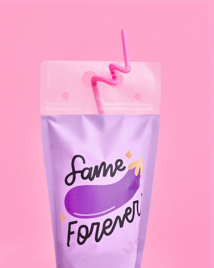 Same 🍆 4ever Sippers - 16 drink pouches