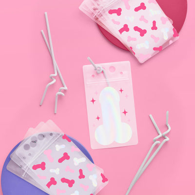 Bling Ring Pen*s Pack - sippers + straws