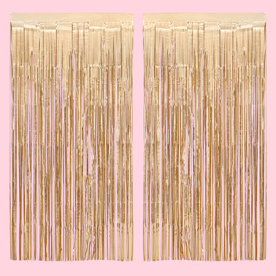 Golden Curtain - gold foil curtain