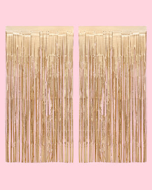 Golden Curtain - gold foil curtain