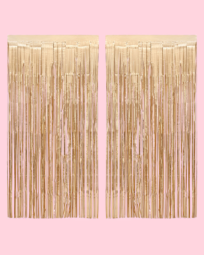 Golden Curtain - gold foil curtain