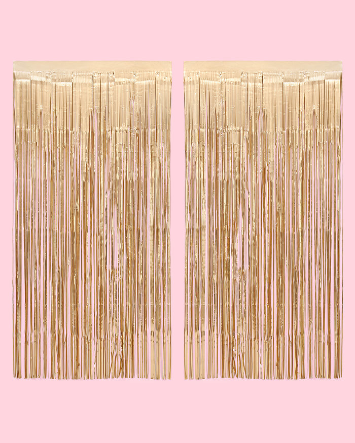 Golden Curtain - matte gold foil curtain