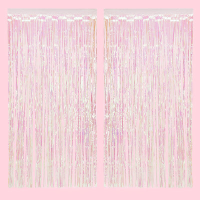 Iridescent Curtain - iridescent foil curtain