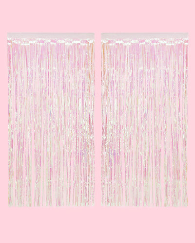 Iridescent Curtain - iridescent foil curtain