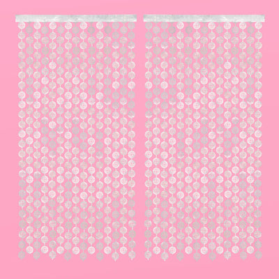 It's Disco, Baby! Curtain - iridescent foil curtain