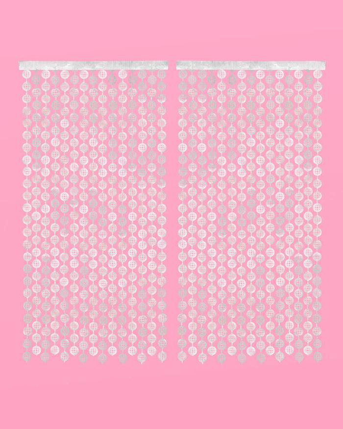 It's Disco, Baby! Curtain - iridescent foil curtain