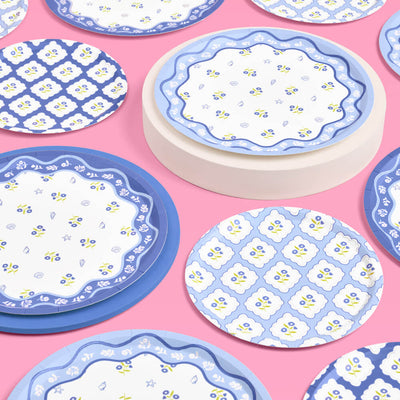 Coastal Plates - 32 paper plates, 2 sizes