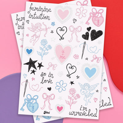 So in Love Tats - 70 temporary tattoos