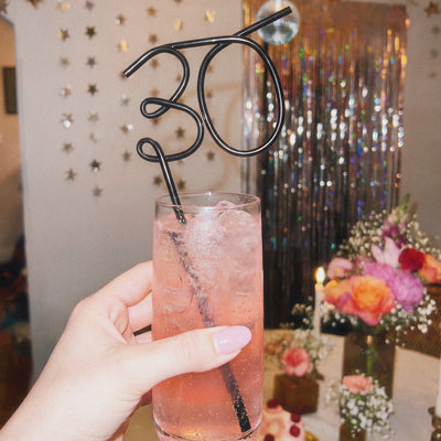 30 XL Straw - XL matte black straw