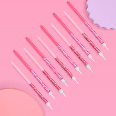 That's Hot Candles - pink glitter candles