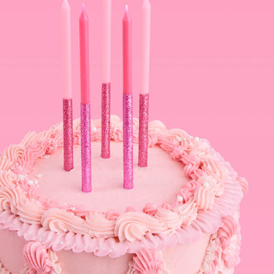 That's Hot Candles - pink glitter candles
