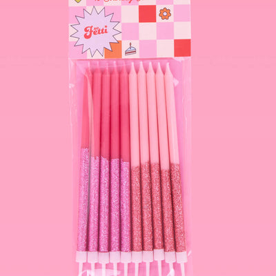 That's Hot Candles - pink glitter candles