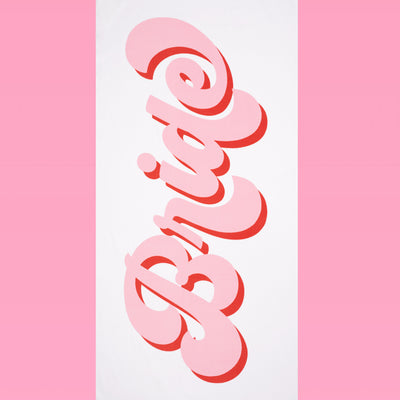 Bride Beach Pack - pool float + towel