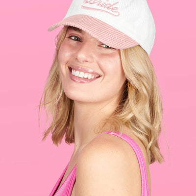 Team Bride Hat - embroidered corduroy hat