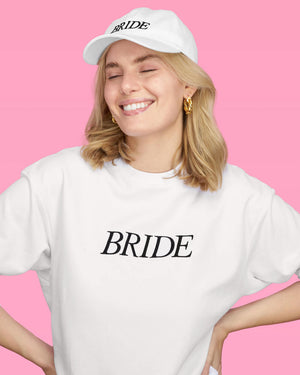 Bride Baseball Hat - embroidered cotton hat