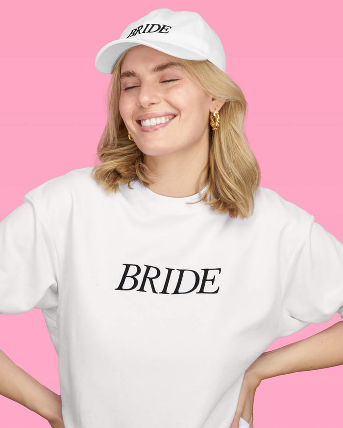 Bride Baseball Hat - embroidered cotton hat