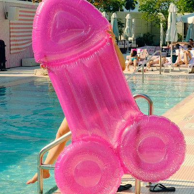 Bride Beach Pack - pool float + towel