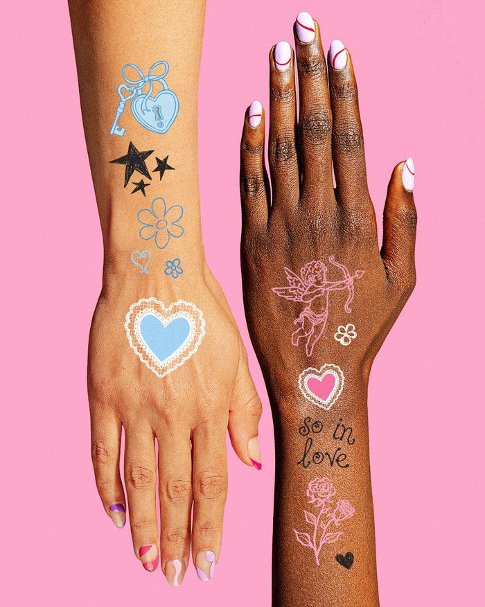 So in Love Tats - 70 temporary tattoos