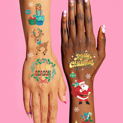 Naughty or Nice Tats - 46 temporary tattoos