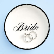 Black Bride Ring Tray