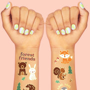 Woodland Animal Tattoos - 42 temporary tattoos