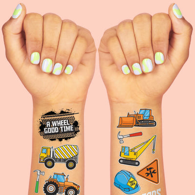 Construction Tats - 52 temporary tattoos