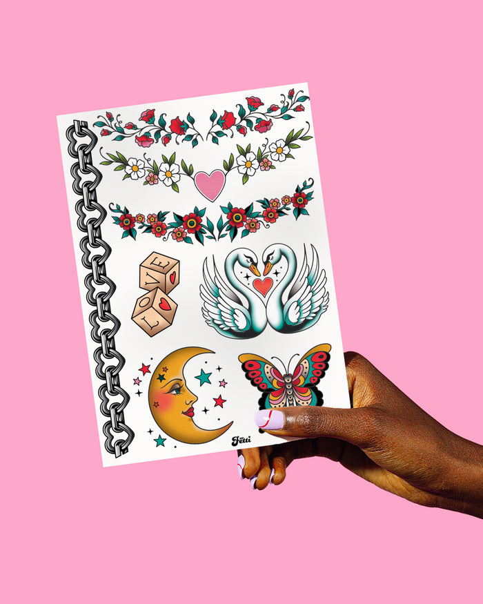 Vintage Tattoos - old school flash tattoo sheets