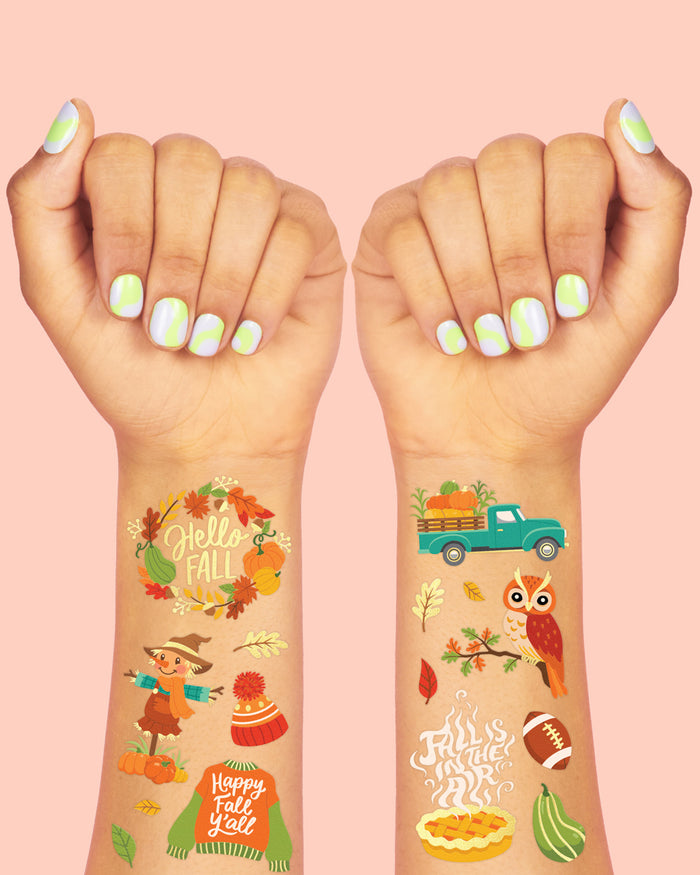 Fall Tattoos - 46 Temporary Tattoos
