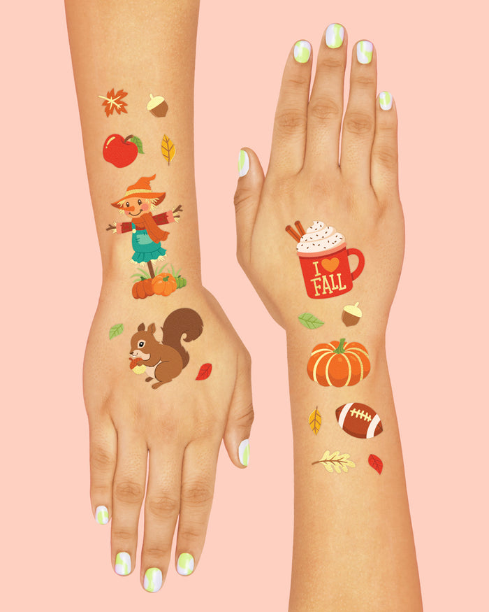 Fall Tattoos - 46 Temporary Tattoos