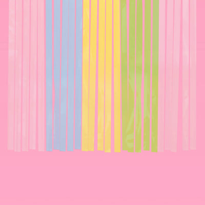 Rainbow Cloud Balloon - 27" feather trim balloon