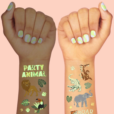 Go Wild Glo Tats - 52 temporary tattoos