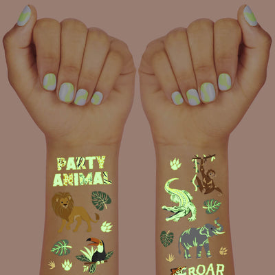 Go Wild Glo Tats - 52 temporary tattoos