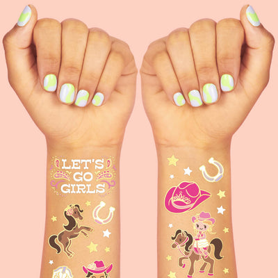 Cowgirl Tats - 46 temporary tattoos