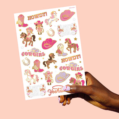 Cowgirl Tats - 46 temporary tattoos