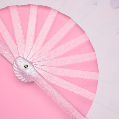 Cloud Nine Fan - iridescent folding fan