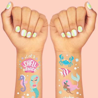 Mermazing Tats - 56 temporary tattoos