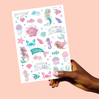 Mermazing Tats - 56 temporary tattoos