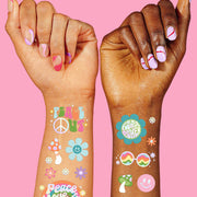 Totally Groovy Tats - 52 foil temporary tattoos