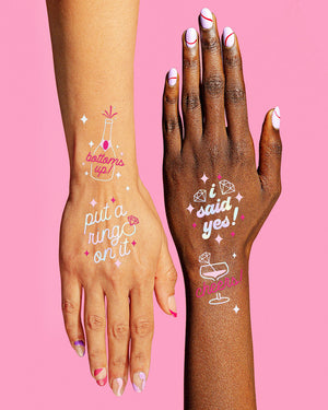 5 Karat Tats - 46 foil temporary tattoos