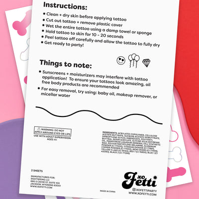 Same Tats Forever - 84 foil temporary tattoos