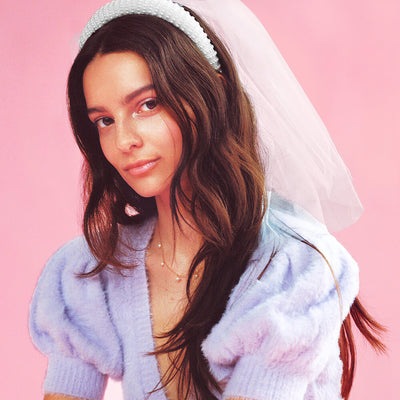 The Noncommittal - headband w/ removable veil