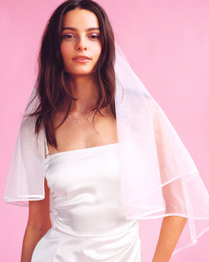 Classic Bride Veil - double layered bridal veil